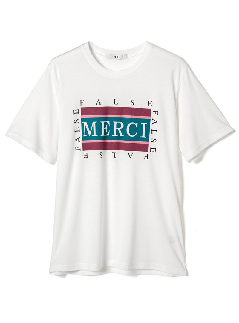 MERCIプリントTシャツ