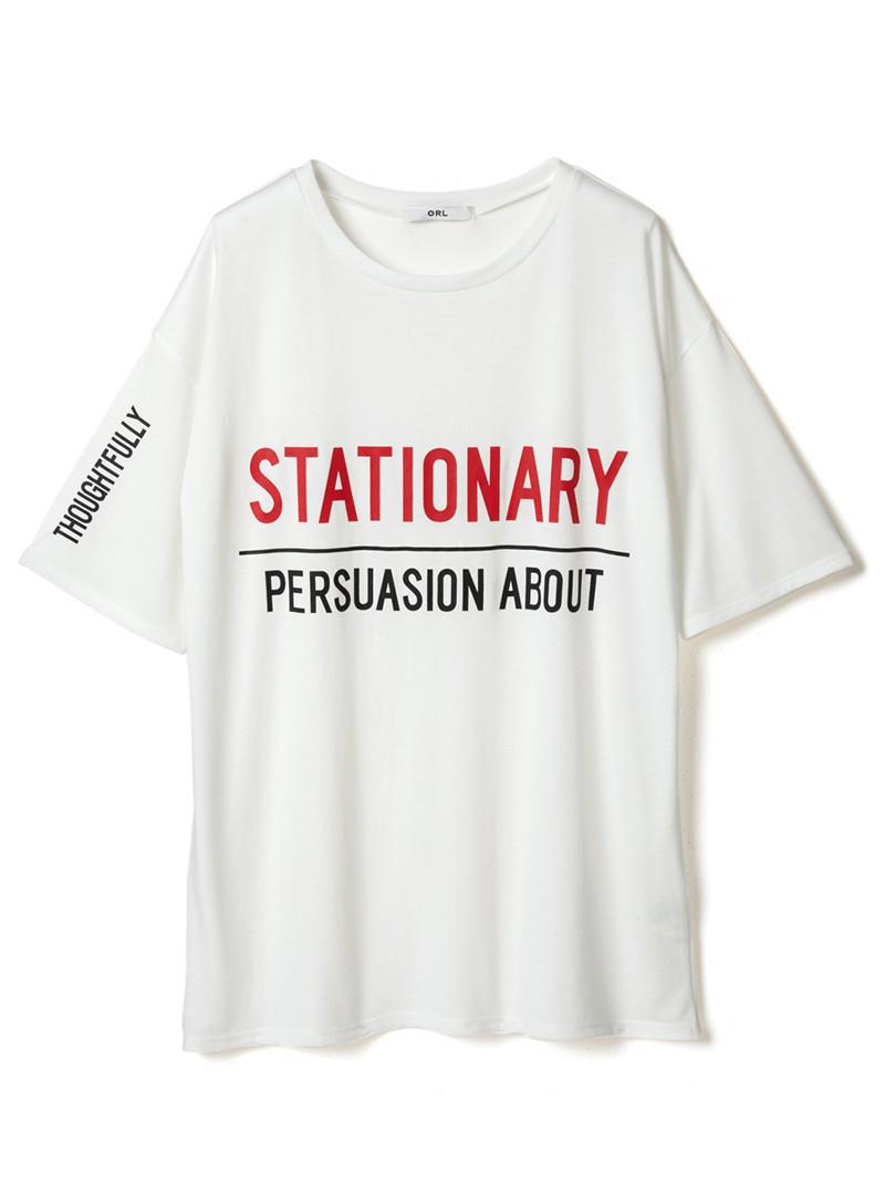 オーバーサイズロゴTシャツ