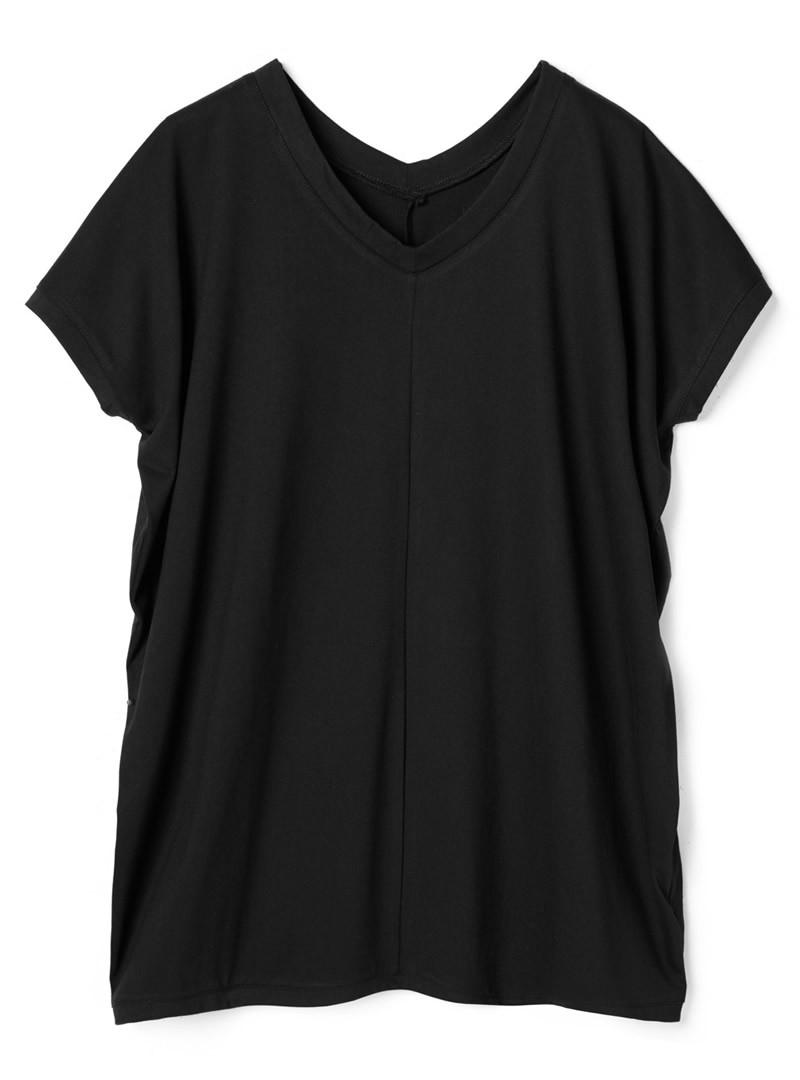 VネックドルマンTシャツ