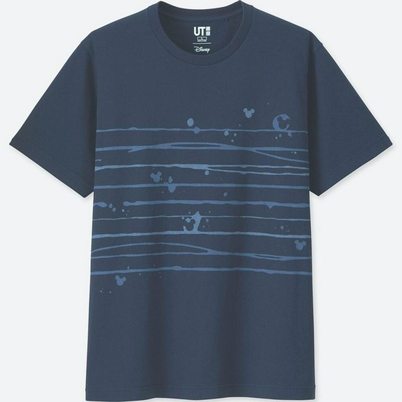 ミッキー ブルー UT（グラフィックTシャツ・半袖）