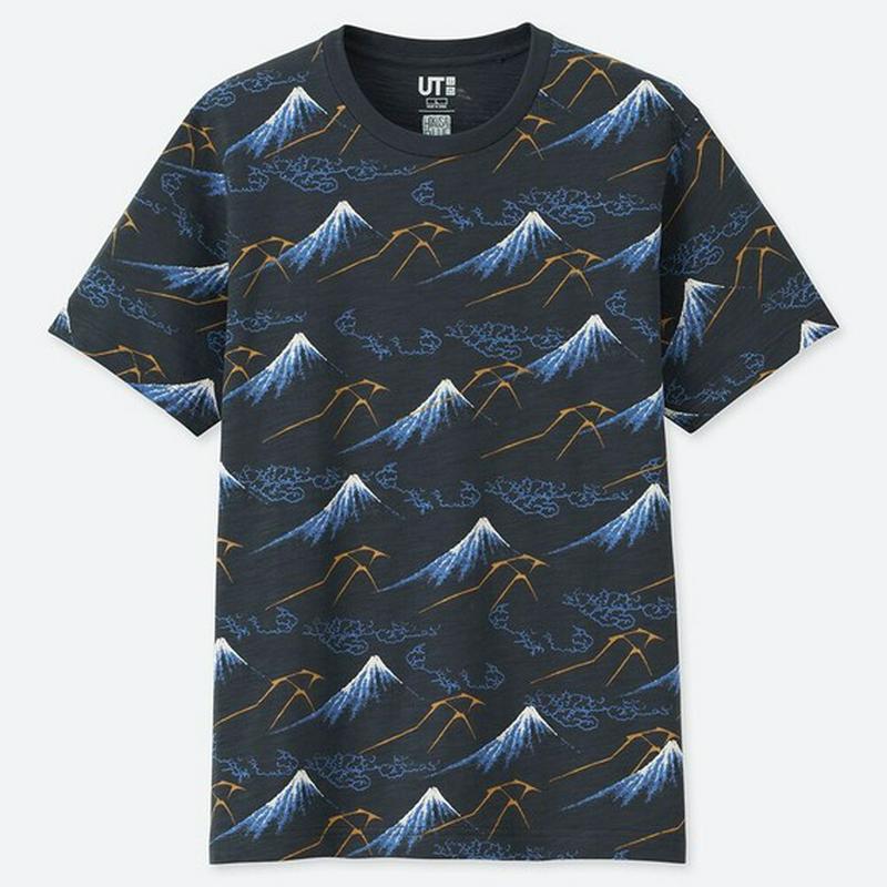 北斎ブルー UT（グラフィックTシャツ・半袖）