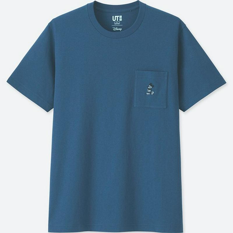 ミッキー ブルー UT（グラフィックTシャツ・半袖）