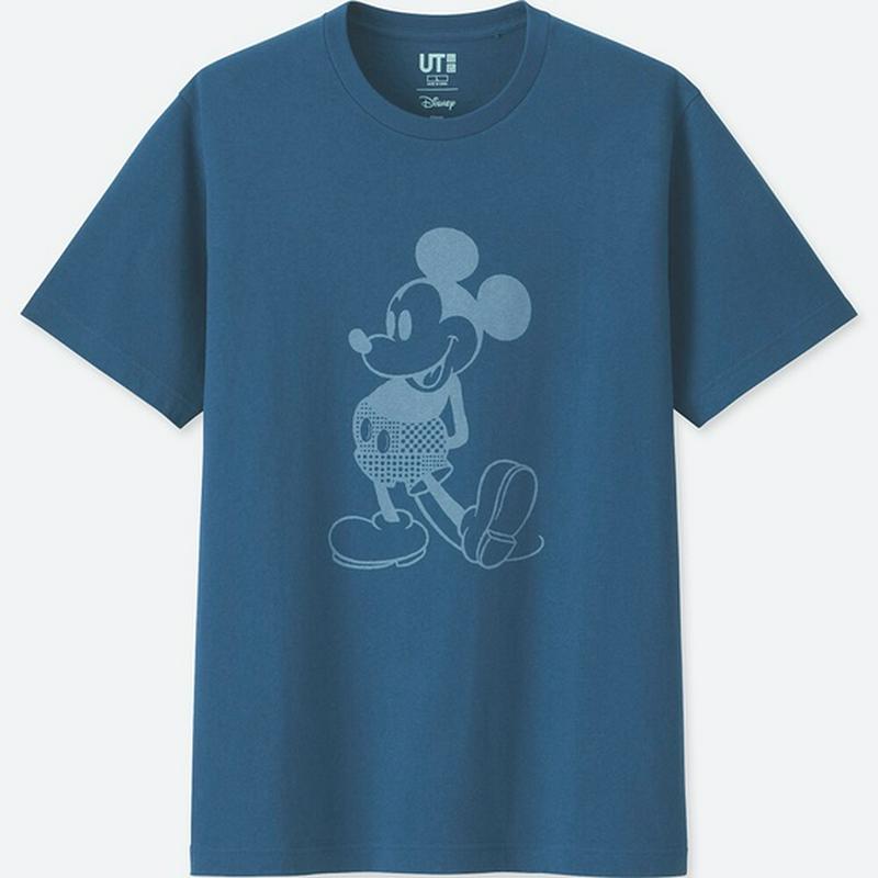ミッキー ブルー UT（グラフィックTシャツ・半袖）