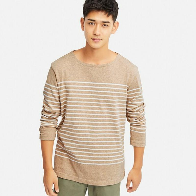 ウォッシュボーダーT（長袖）