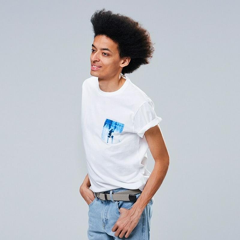 ミッキー ブルー UT（グラフィックTシャツ・半袖）