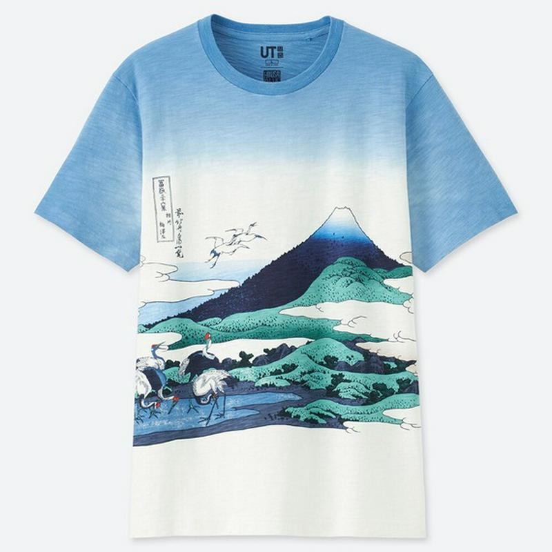 北斎ブルー UT（グラフィックTシャツ・半袖）