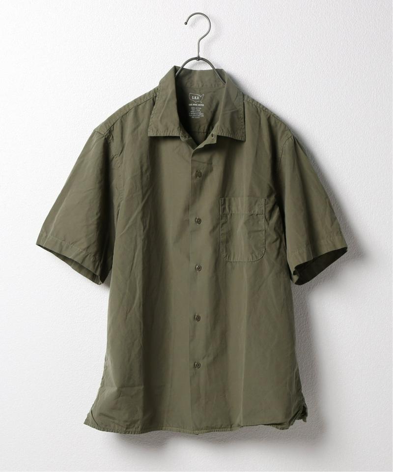 SKU S/S POPLIN SIMPLE CAMP SHIRT