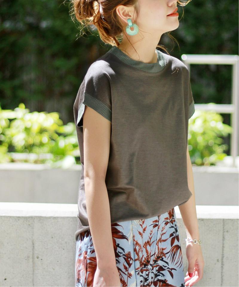 テンセルリブTシャツ◆