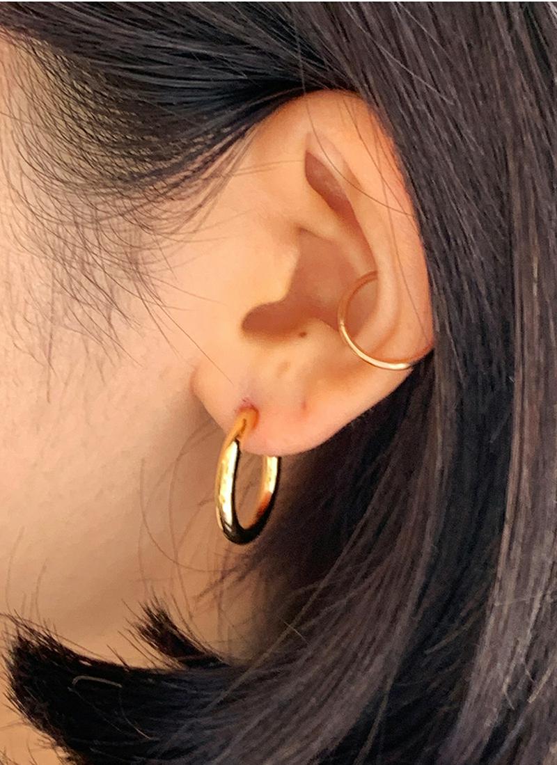 ブラスCカールピアス・全2色