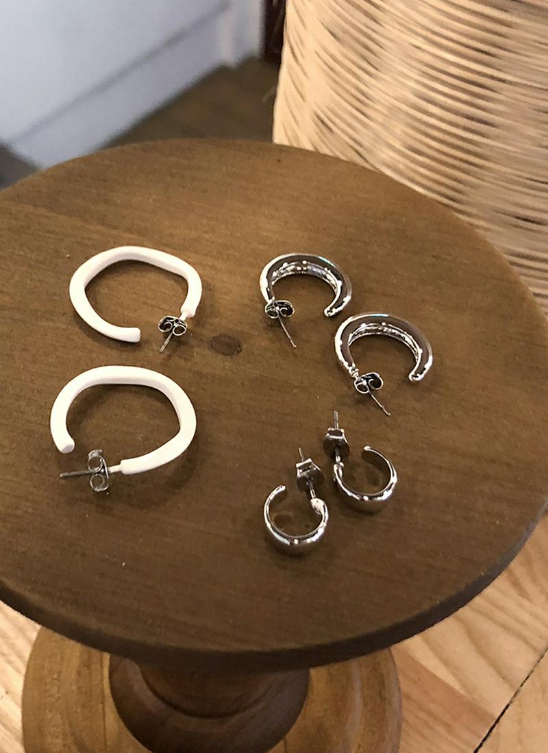 マルチCカールピアス3SET・全3色