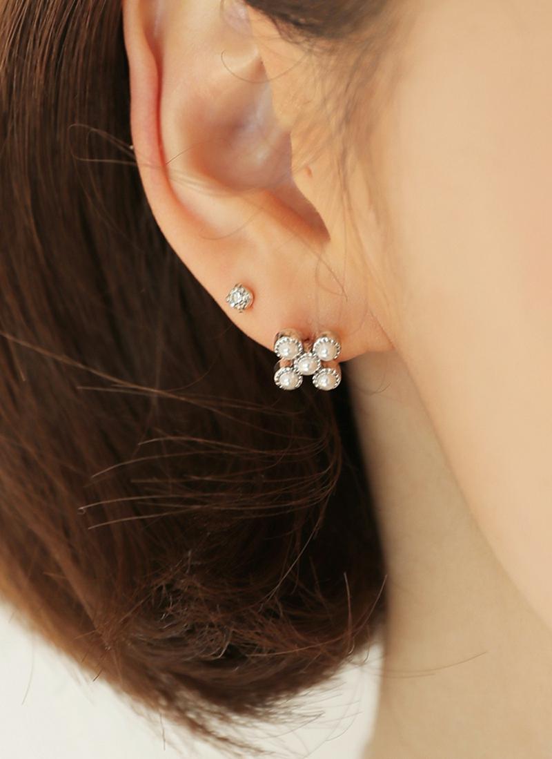 パールピアス5SET・全2色