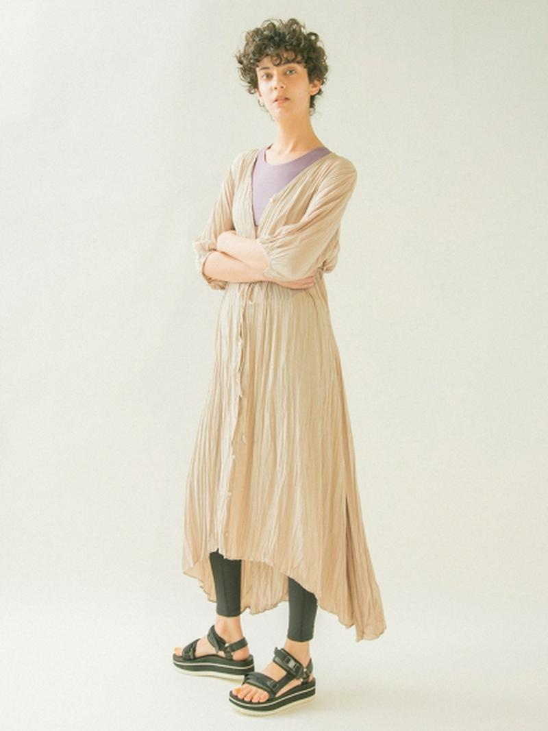 【emmi atelier】フロントオープンワンピース