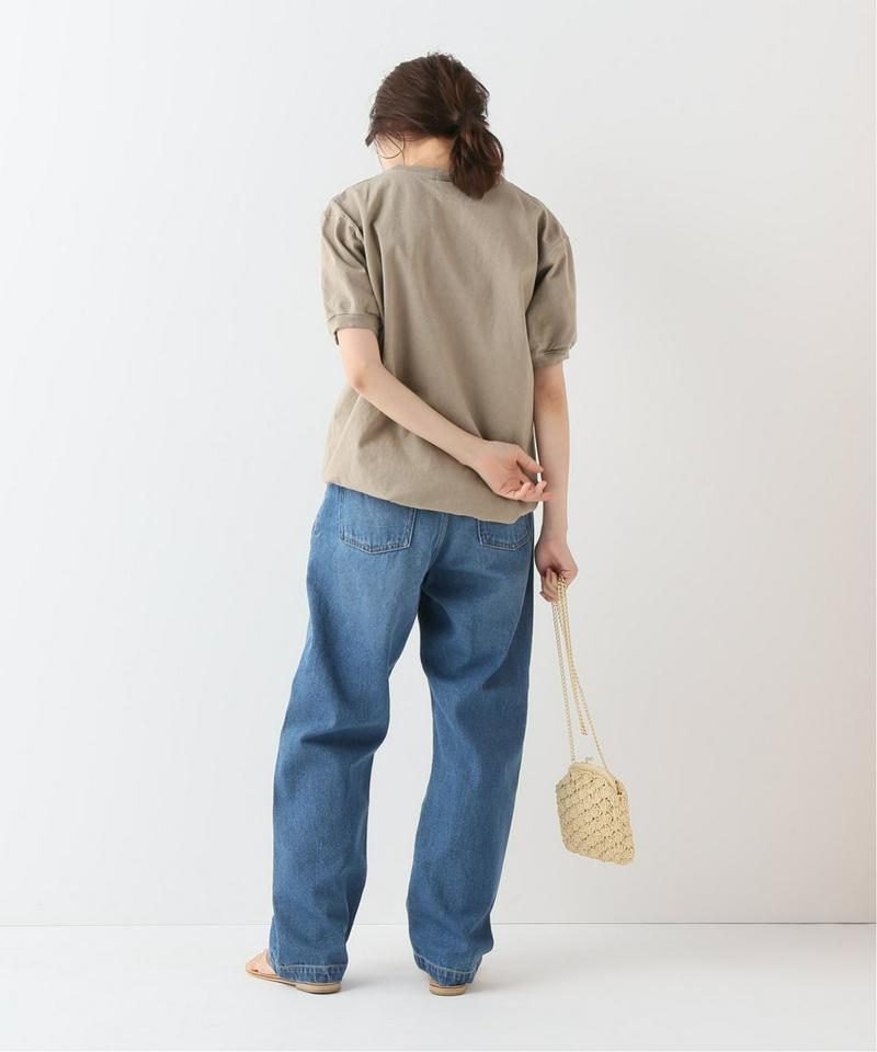 【Goodwear/グッドウェア】C/N S/S TEE HAPPINESS：Tシャツ