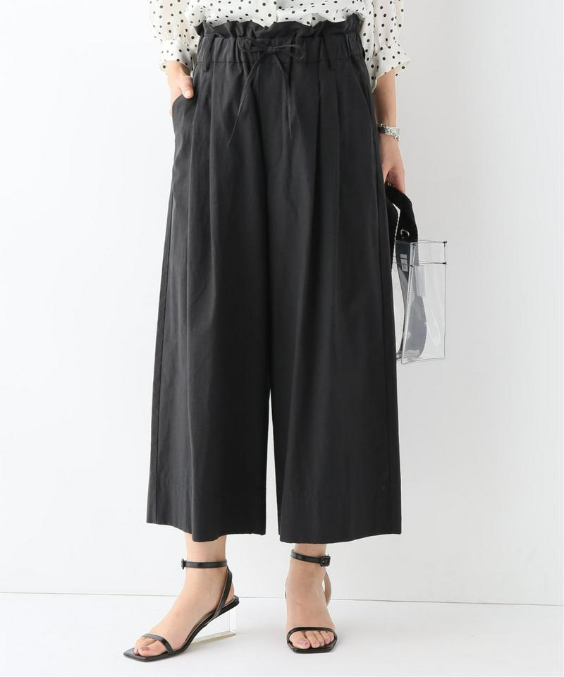 ミリタリークロス ワイドストレートパンツ