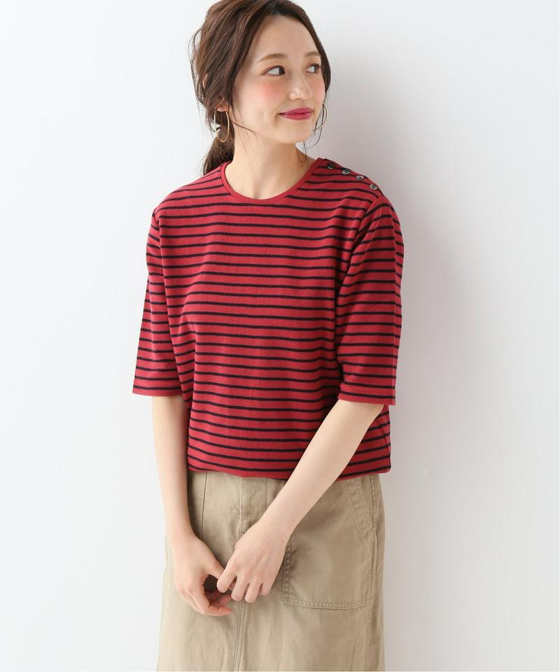 マイクロワッフルクルーネックTシャツ