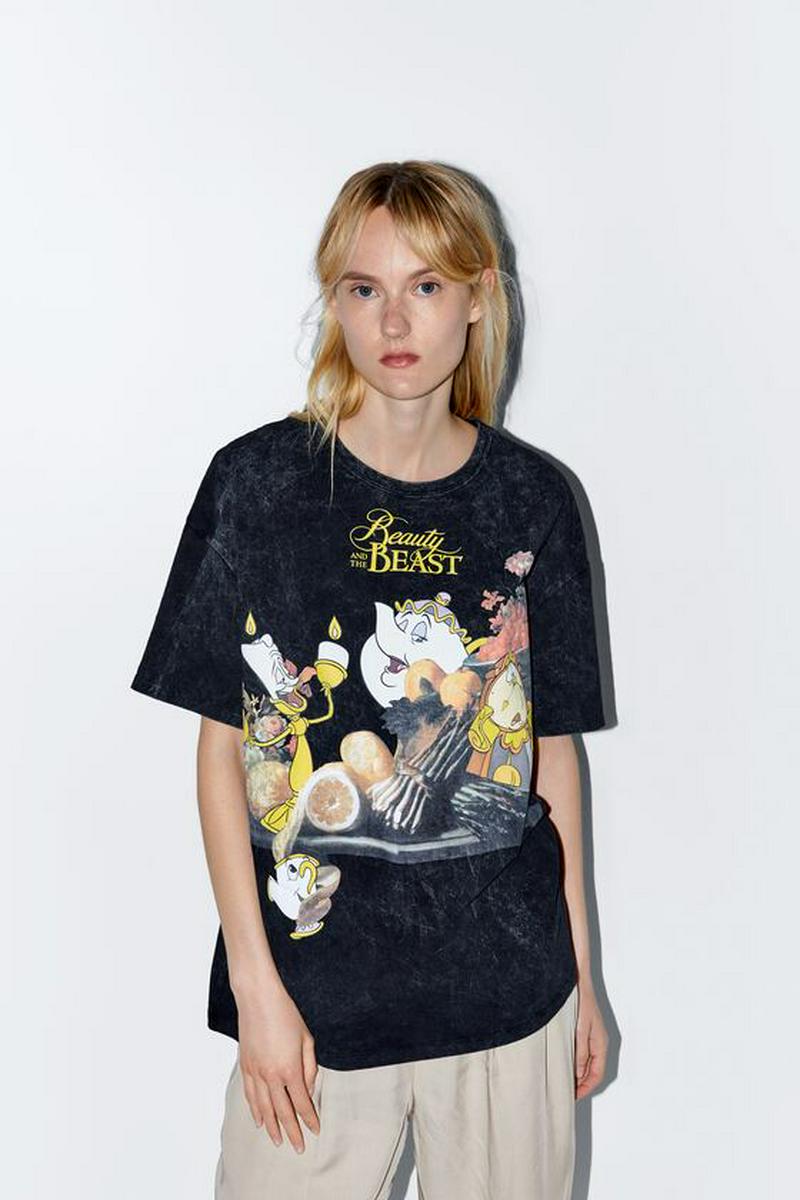 © ディズニー 美女と野獣 Tシャツ