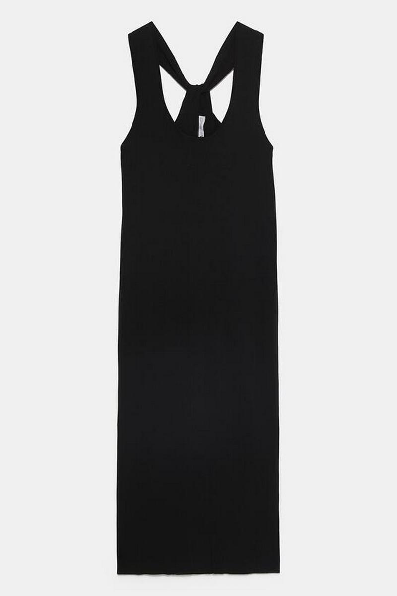 DRESS WITH KNOT AT THE BACK