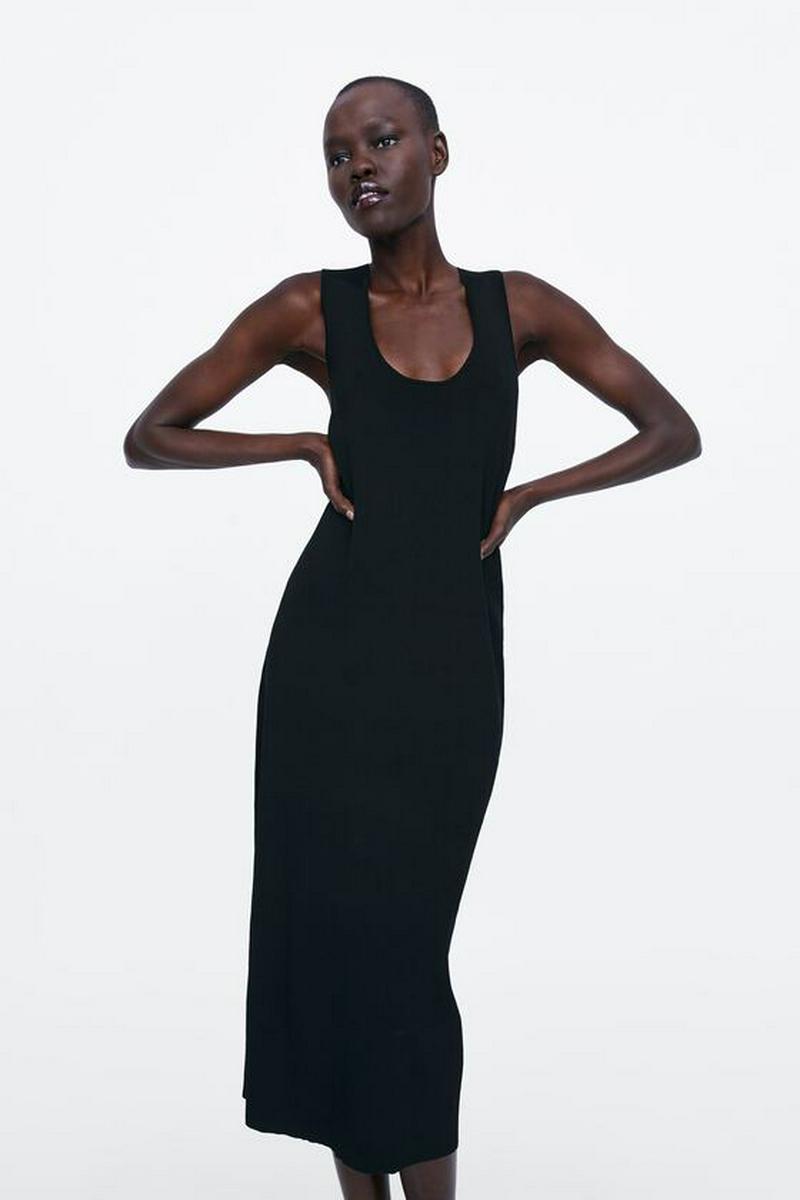 DRESS WITH KNOT AT THE BACK