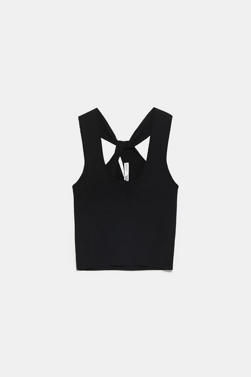 TOP WITH BACK KNOT