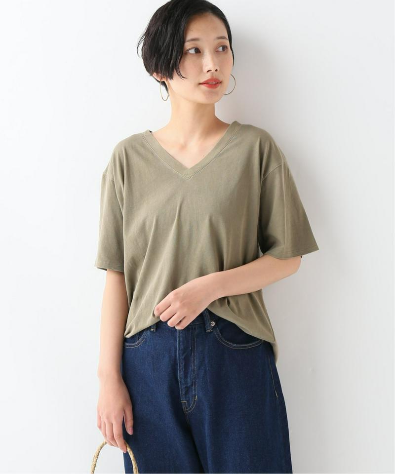 キョウネンコットンVネックTシャツ◆