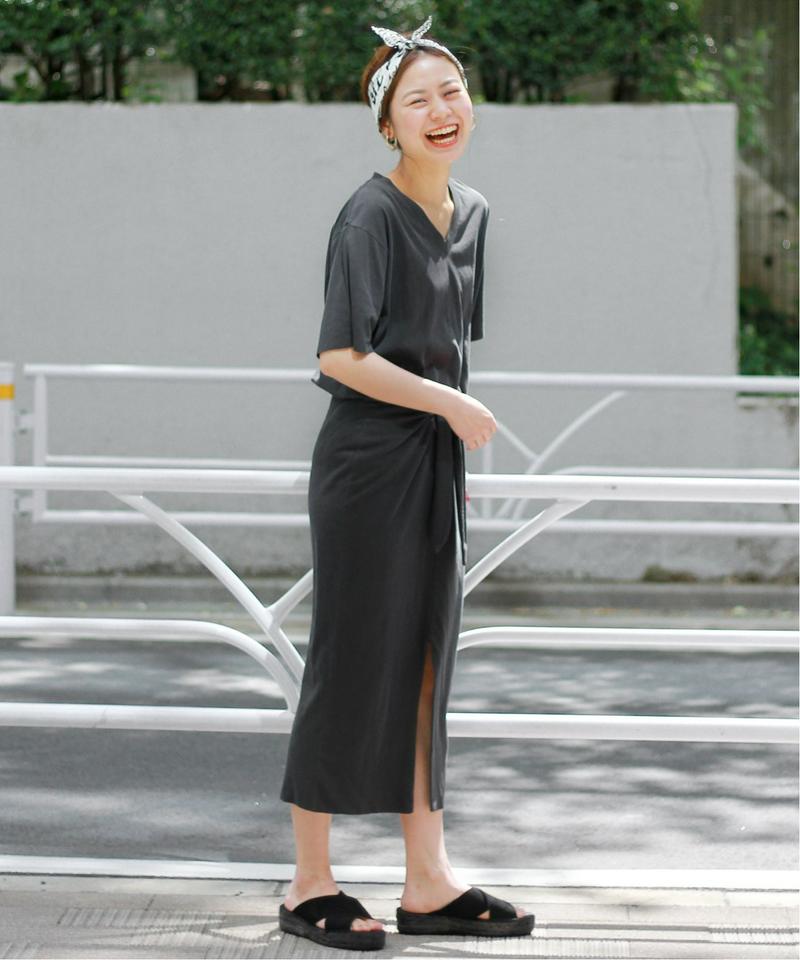 キョウネンコットンVネックTシャツ◆