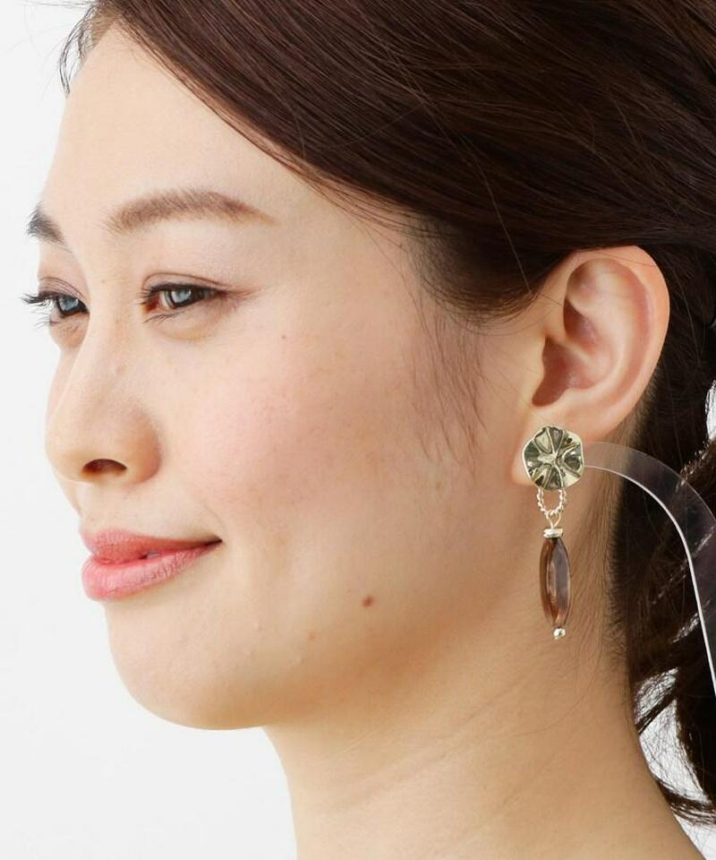 2WAY　メタル樹脂ピアス