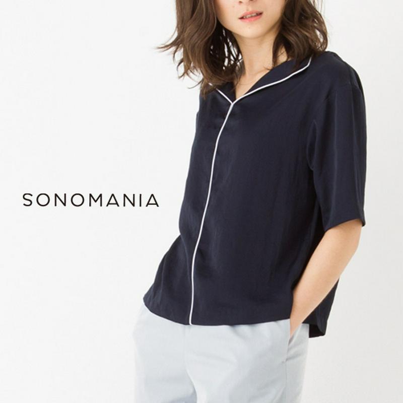 パジャマ風ブラウス