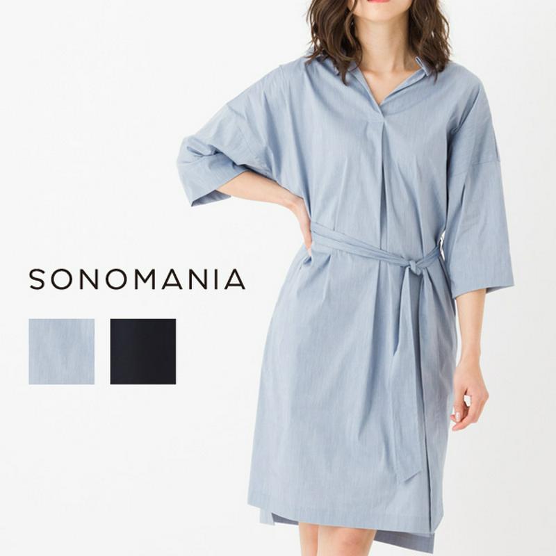 ビッグシャツワンピ