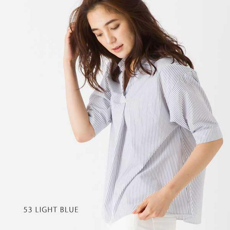 衿付きスキッパーブラウス