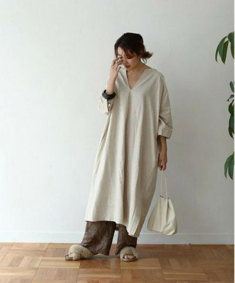 TODAYFUL(トゥデイフル)"Linen Caftan Dress"リネンカフタンドレス／11910305