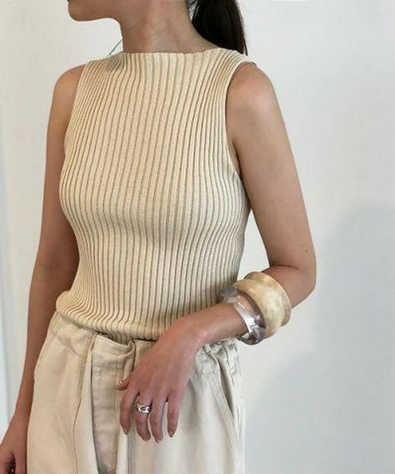 TODAYFUL(トゥデイフル)"Boatneck Rib Tanktop"ボートネックリブタンクトップ／11910532