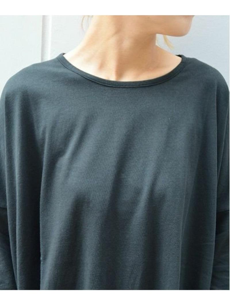 harmonle/裾ラウンド8分袖プルオーバー-OrganicCotton-（harmonie）