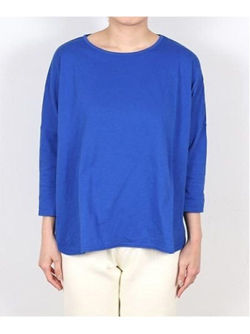 harmonle/裾ラウンド8分袖プルオーバー-OrganicCotton-（harmonie）
