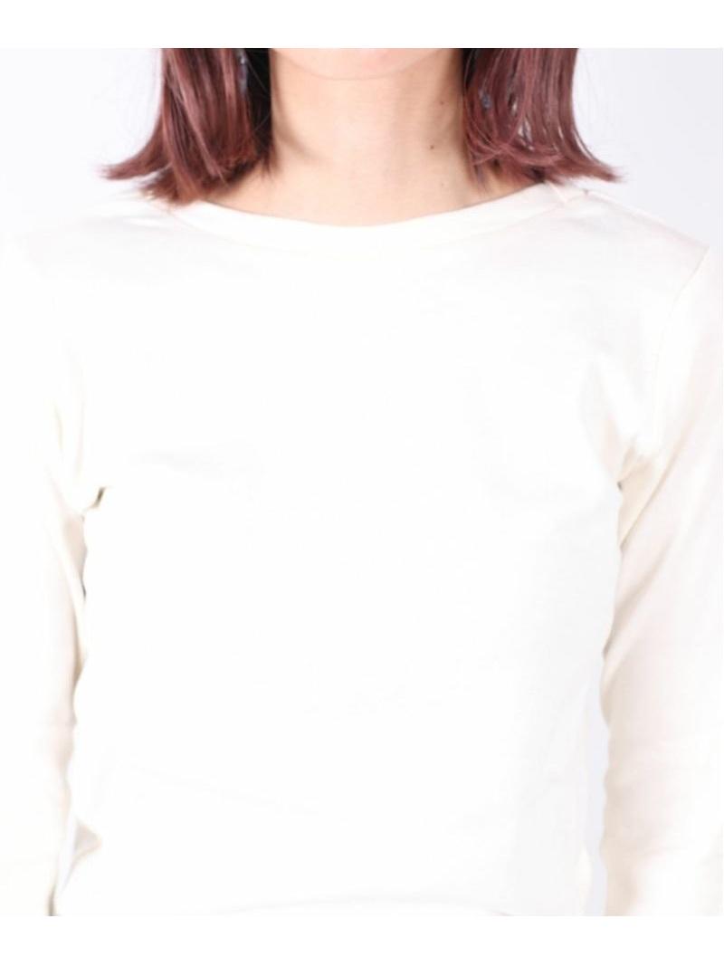 harmonie/フライスボートネック8分袖Tシャツ（harmonie）