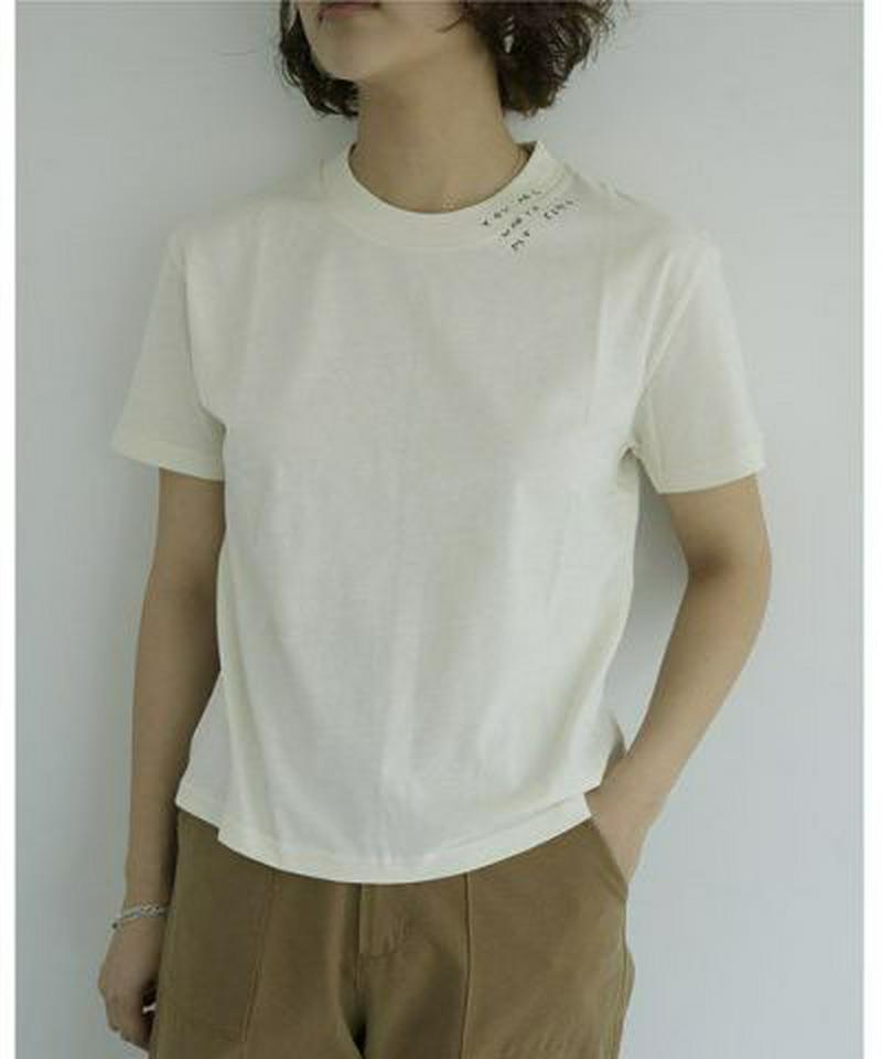 TODAYFUL(トゥデイフル)"Embroidery T-shirts"／インブロイダリーTシャツ／11910646