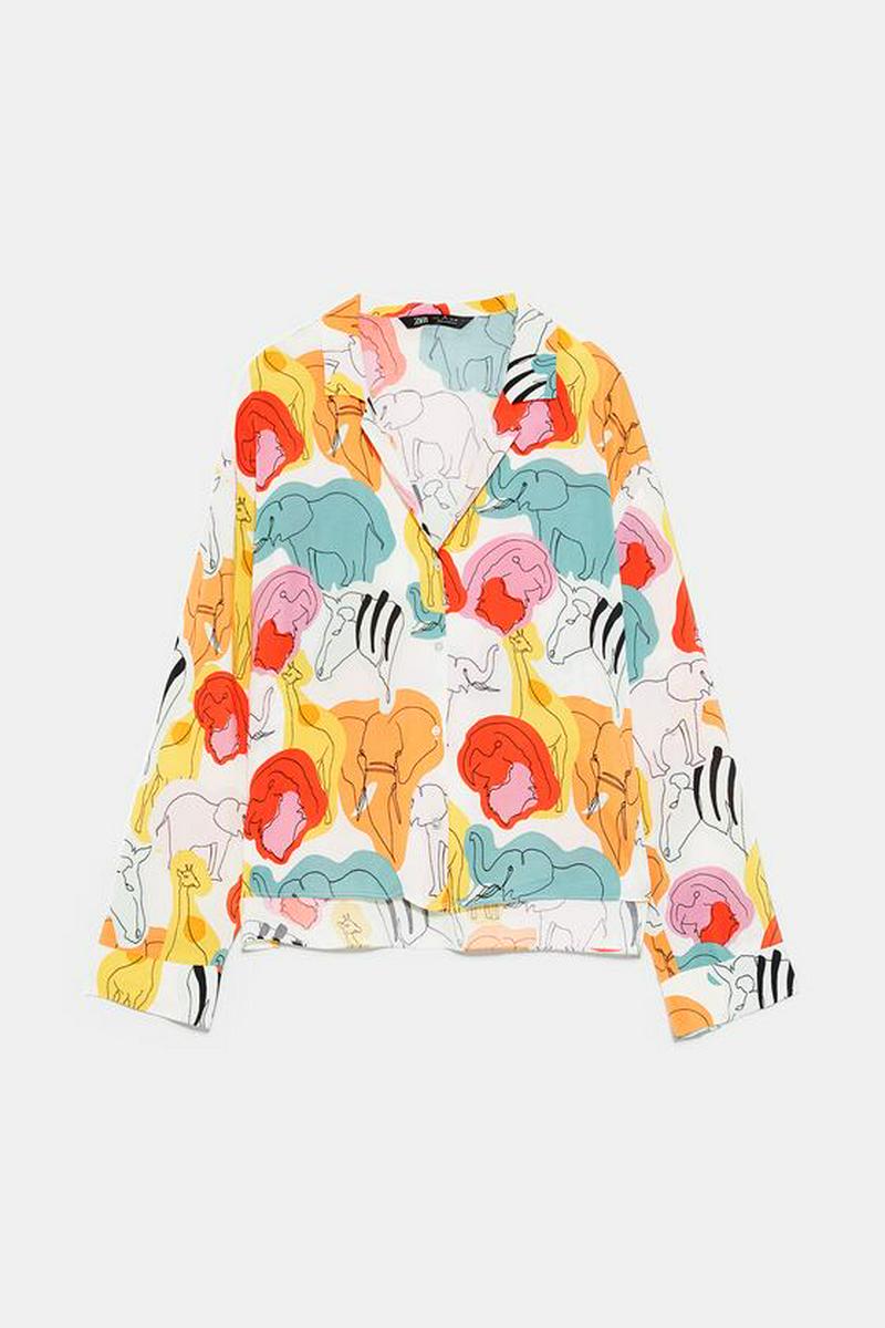 アニマル柄シャツ