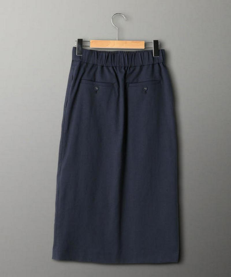 【WORK TRIP OUTFITS】BC ウエストゴム ドロスト タイトスカート