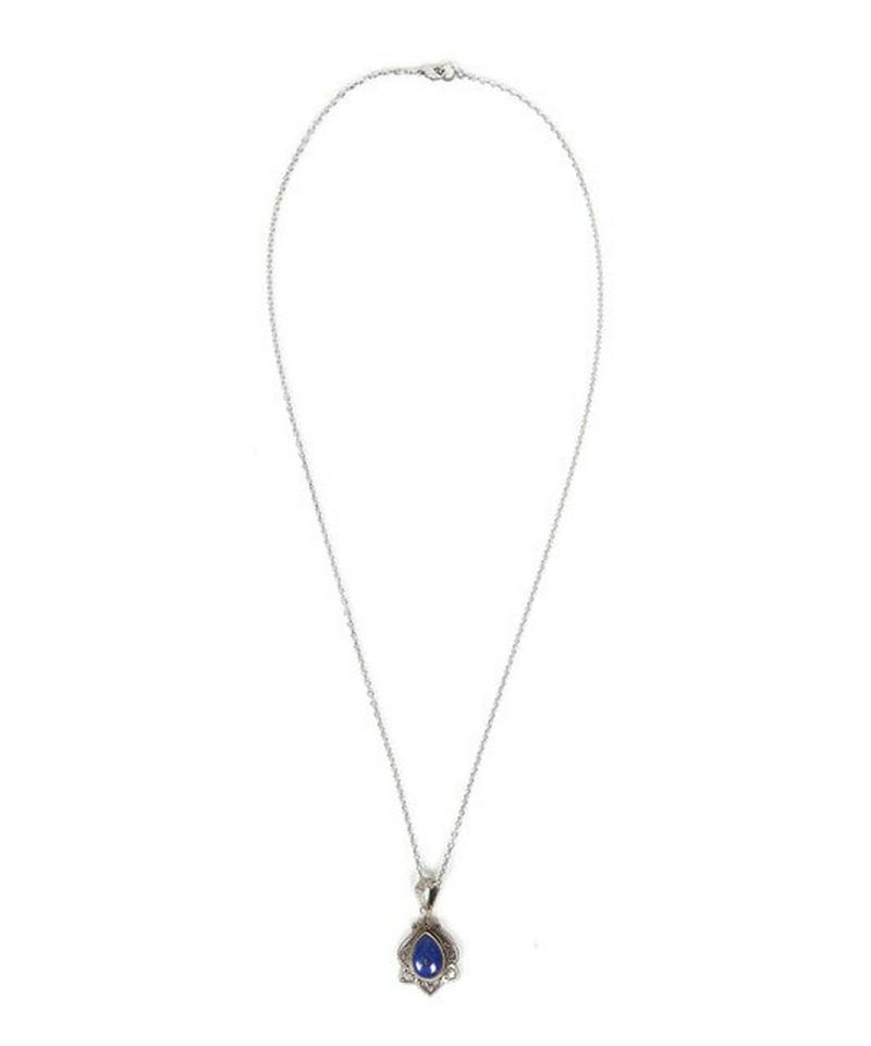 【フランス買付】　ラピスラズリ装飾×シルバー925ネックレス