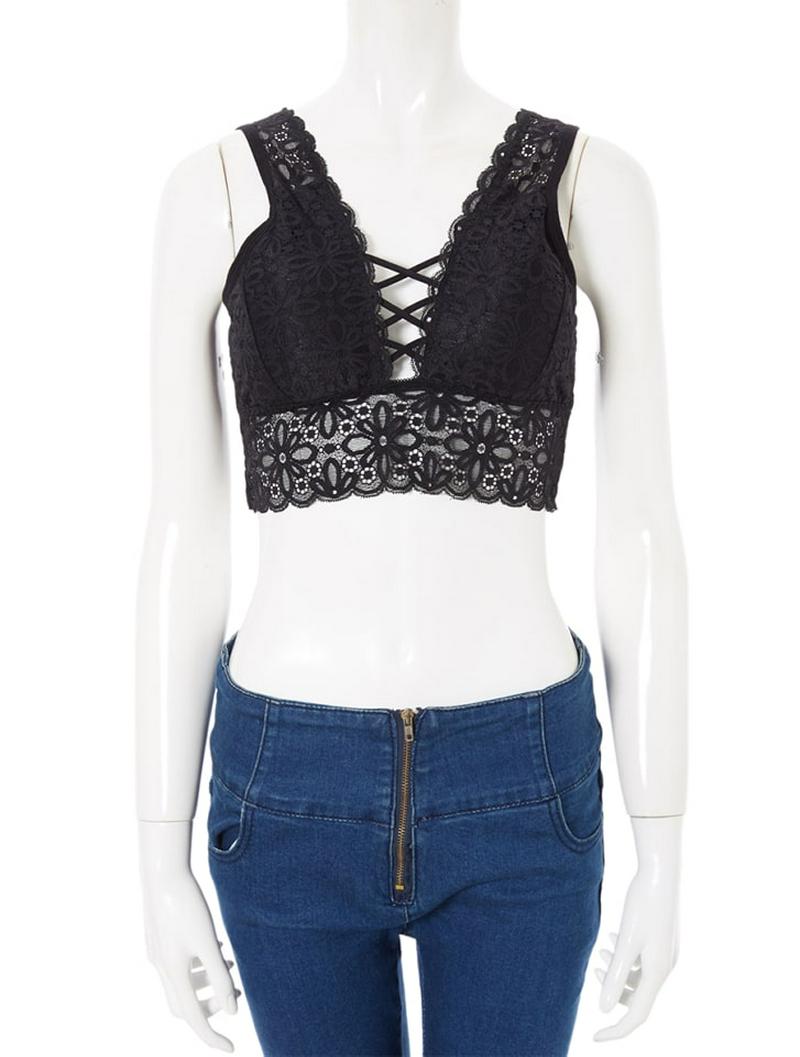 レースアップブラレット