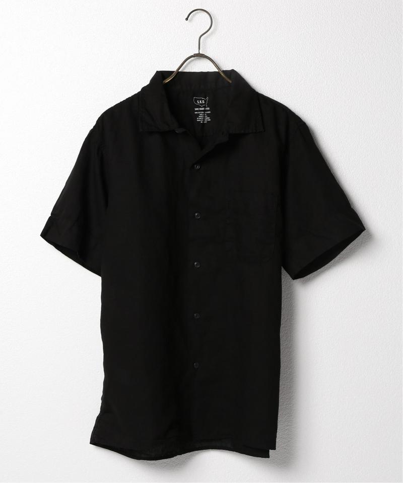 SKU S/S COTTON LINEN VACATION SHIRT
