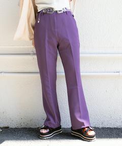 フレアープレスパンツ