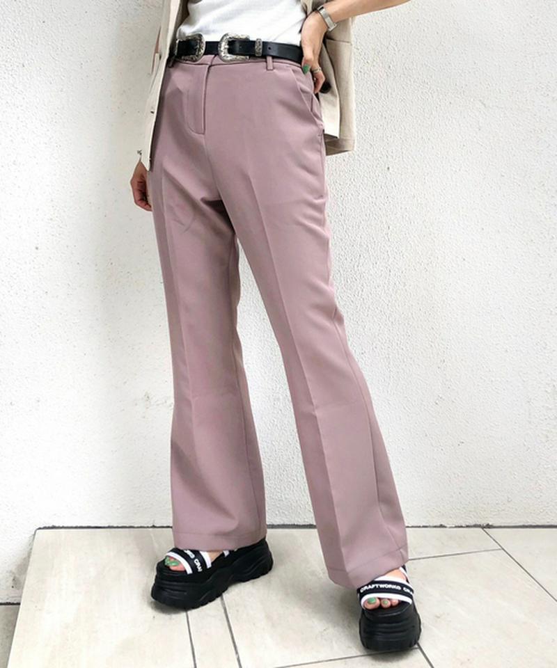 フレアープレスパンツ