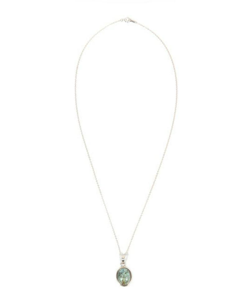 【フランス買付】ターコイズ×シルバー925ネックレス