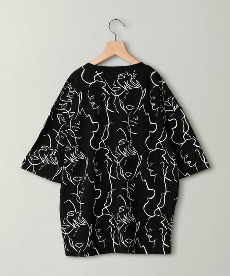 【別注】＜idilliaco＞ハンドライティングフェイスTシャツ