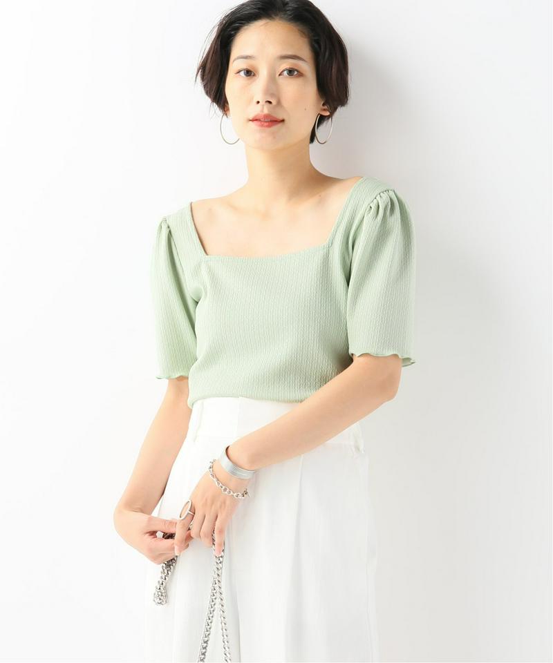 【NEU】ドライクレープスクエアネックプルオーバー