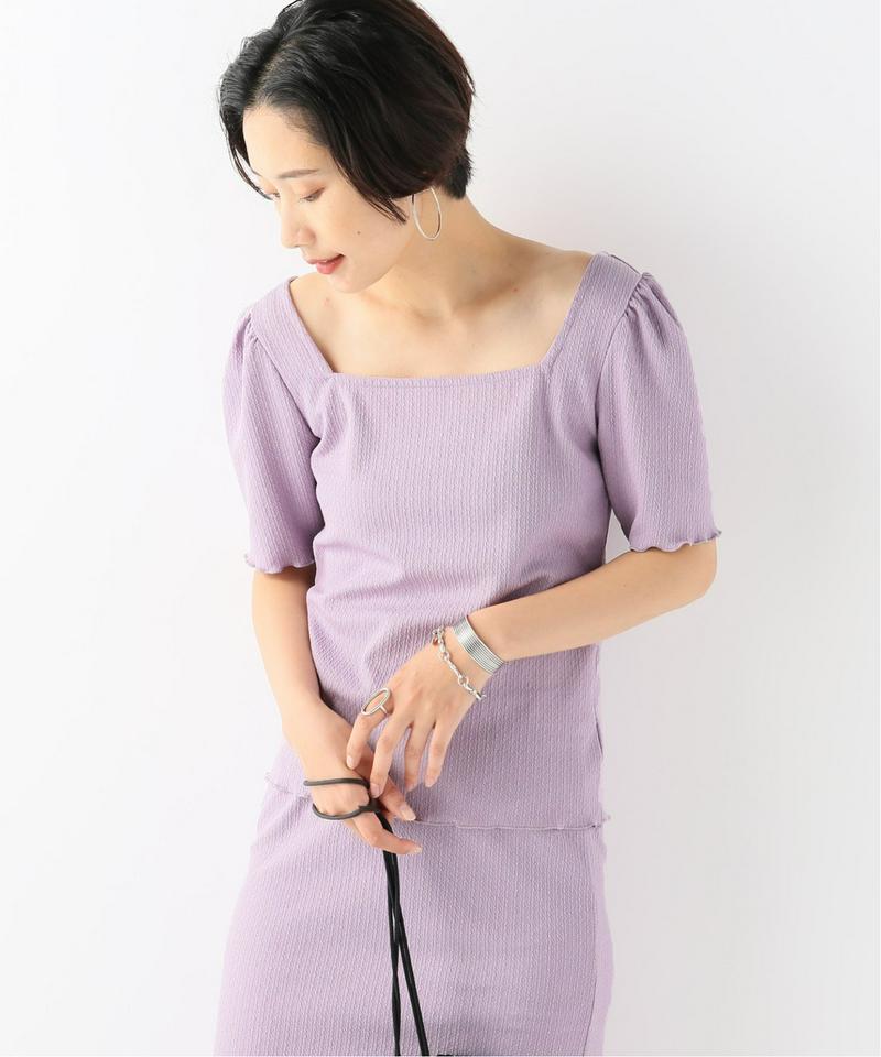 【NEU】ドライクレープスクエアネックプルオーバー