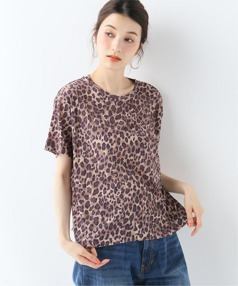 レオパードプリントTシャツ