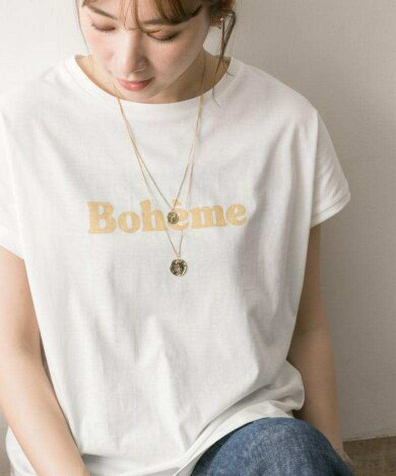 プリントロゴTシャツ