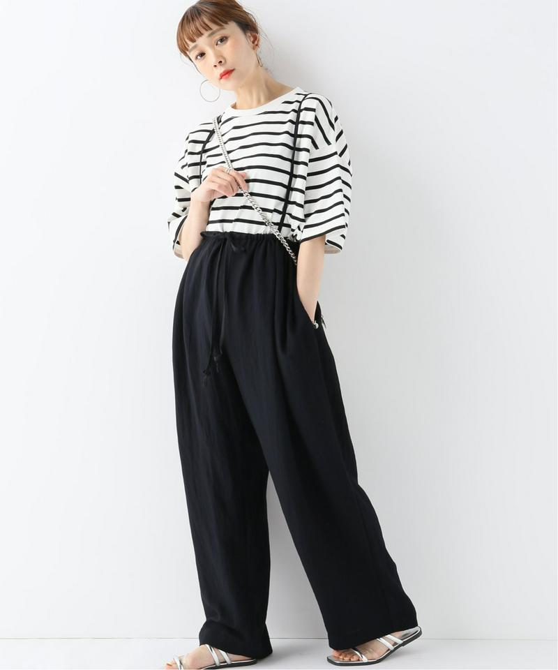 【CLANE/クラネ】 LOOSE SUSPENDER PANTS:パンツ