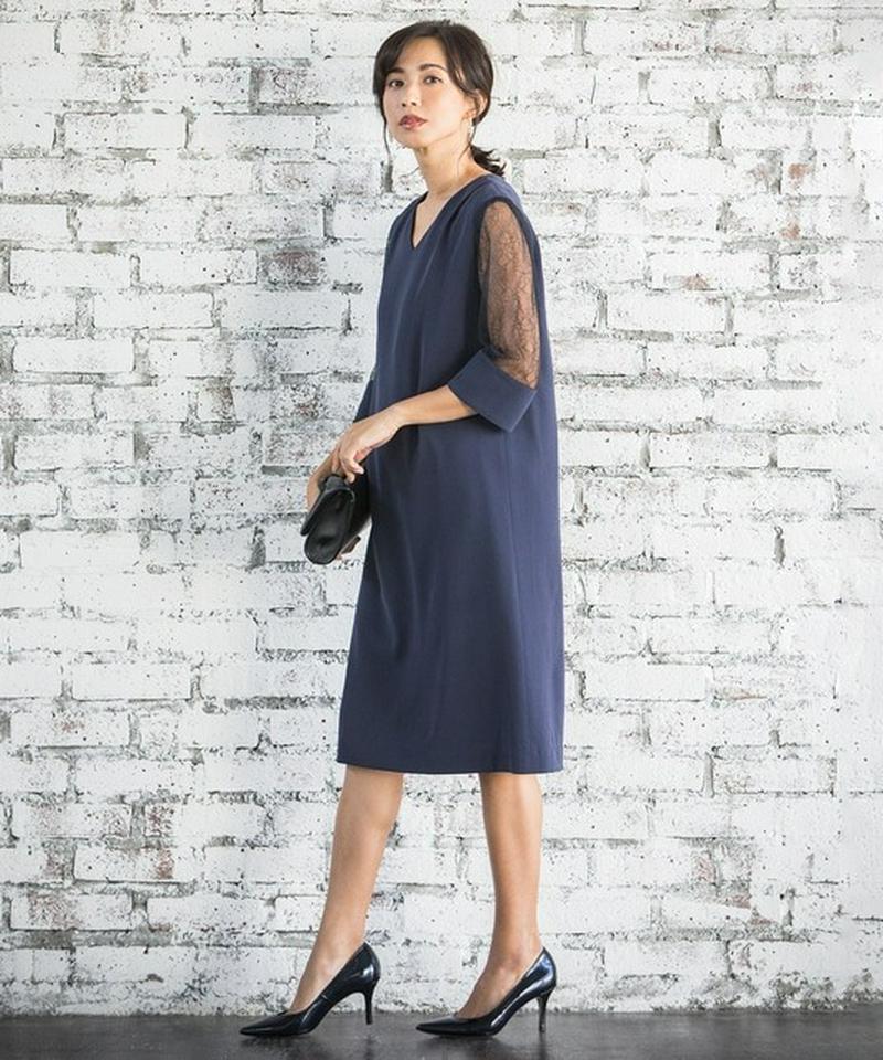 【再入荷&新色追加】シアースリーブサック ドレス